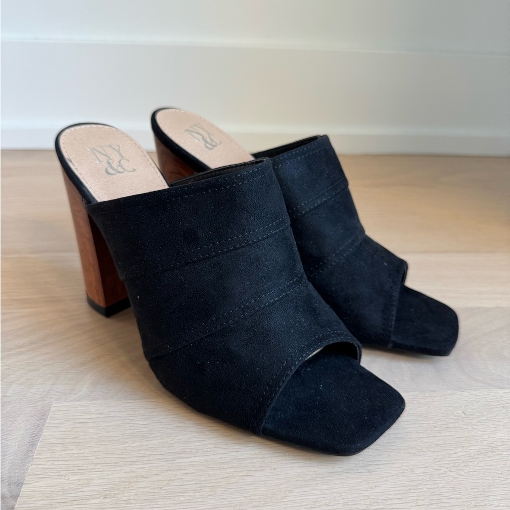 New York & Company Lacinda Women's Peep‎ Toe High Heels size 8.5 NEW - Picture 2 of 10